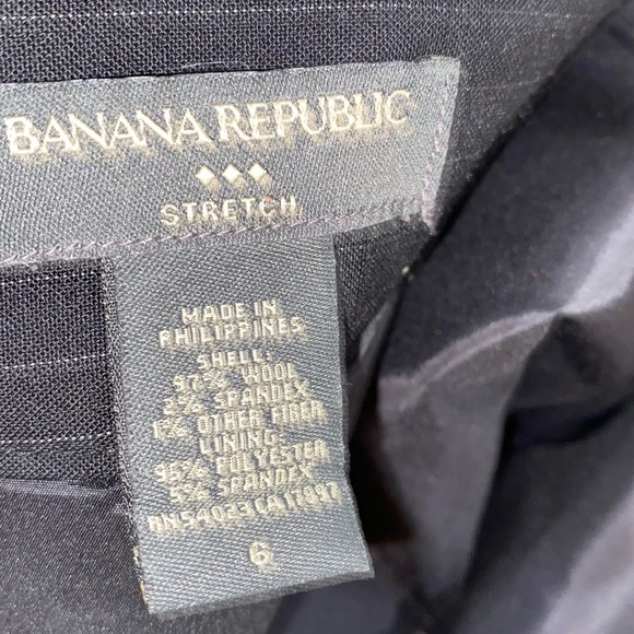 Banana Republic pinstriped skirt size 6 career - Picture 4 of 7